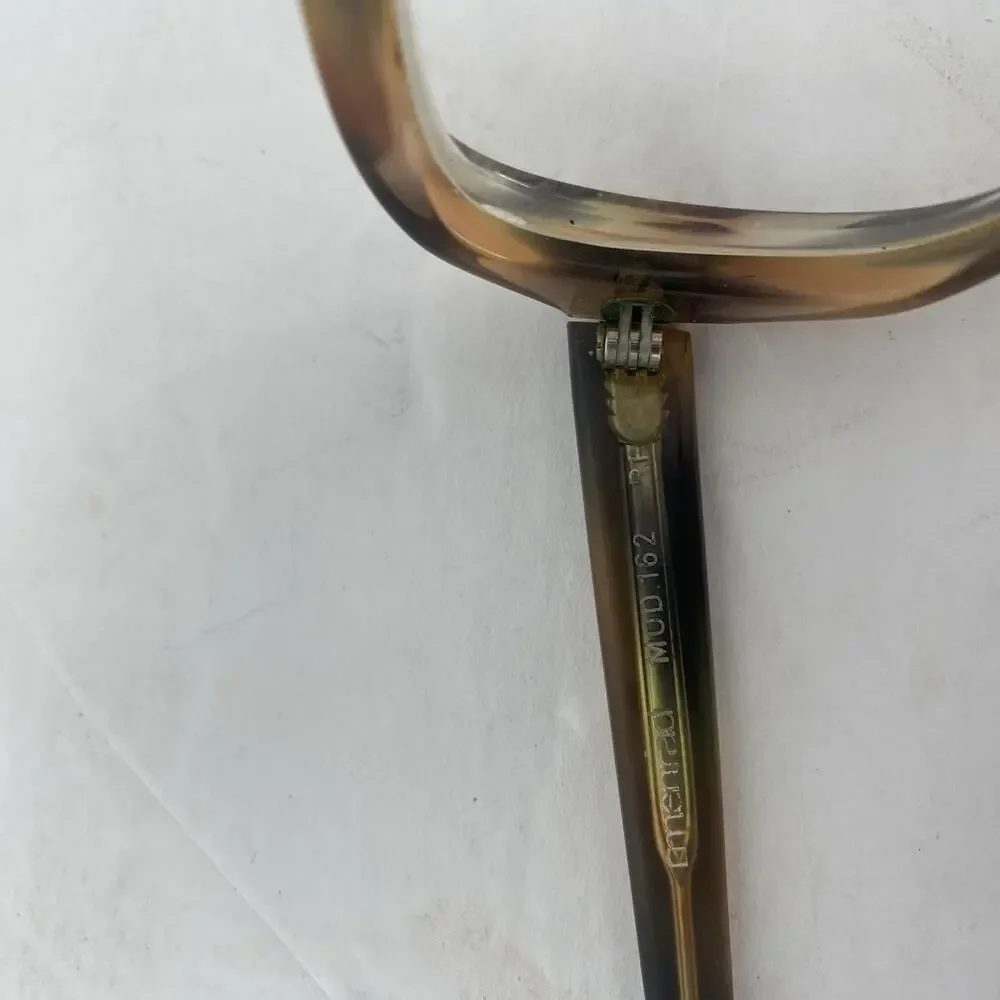Vintage Menrad 162 Tortoise Shell Eyeglasses Frames 52-16 Brown Retro